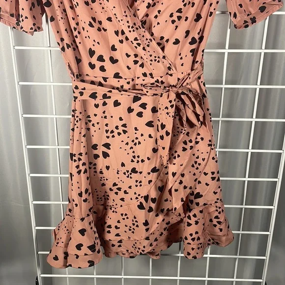 Wrap front mini dress - Picture 3 of 4